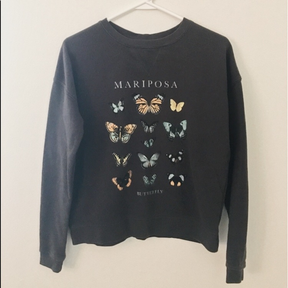 Butterfly Crewneck Sweater
